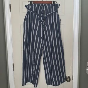 Size 14 Ny&Company blue pants with white stripes